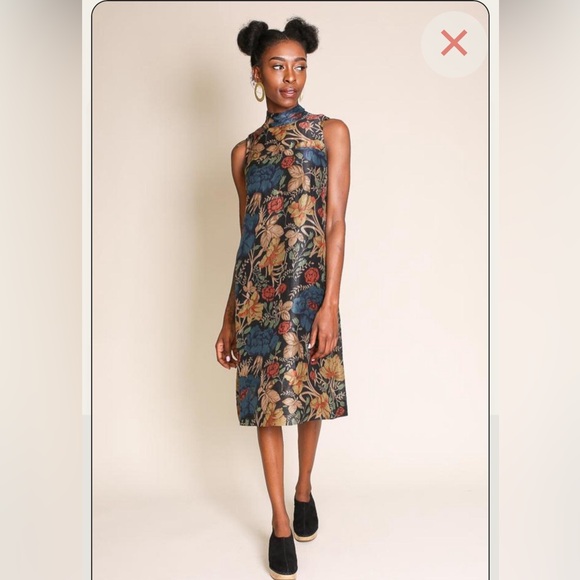 ISO Steven Alan Patti Dress Vintage Floral Sleeveless - Picture 1 of 1